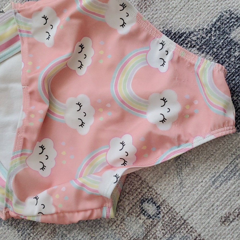Sal and Pimenta Toddler Girls Drops of Rainbow Swimsuit  Sz3T - Picture 8 of 9